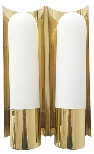 Sconce from Glashütte Limburg, 1980s