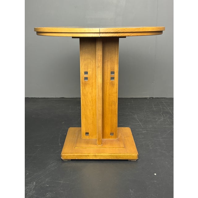Wood Vintage Italian Side Table by Umberto Asnago Giorgetti, 1980s For Sale - Image 7 of 18
