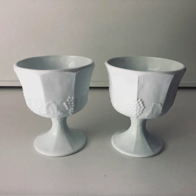Vintage Milk Glass Flower Pots/ Urns S-2 For Sale In New York - Image 6 of 6