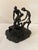 Brutalist Vintage Modern Bronze Sculpture of Three Figures For Sale - Image 3 of 9