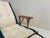 1940s Vintage Rattan and Bamboo Chaise Lounge, 1940s For Sale - Image 5 of 10