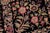 Shabby Chic Pak-Persian Black/Green Wool Rug - 9'2'' X 12'2'' For Sale In New York - Image 6 of 9