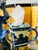 Vintage Blue and White Ironstone Pitcher For Sale - Image 6 of 9