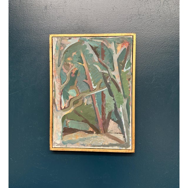 Thure Lindskoog, Forest, 1960s, Oil Painting on Canvas, Framed For Sale - Image 16 of 16