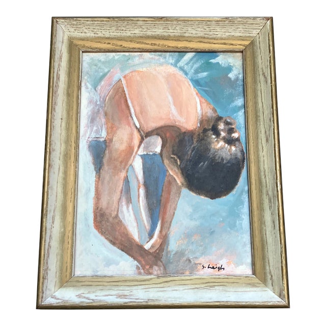 Contemporary Original Stephen Heigh Painting “Ballet Dancer” For Sale