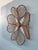 Wood Vintage Bamboo Flower Wall Decor Decoration, 1970s For Sale - Image 7 of 11