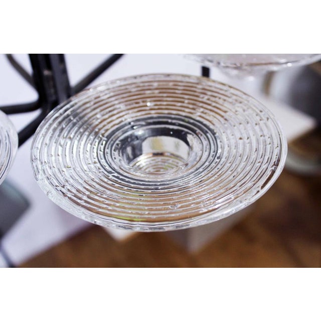 Art Deco Chandelier attributed to Erik Höglund, 1960s For Sale - Image 12 of 16