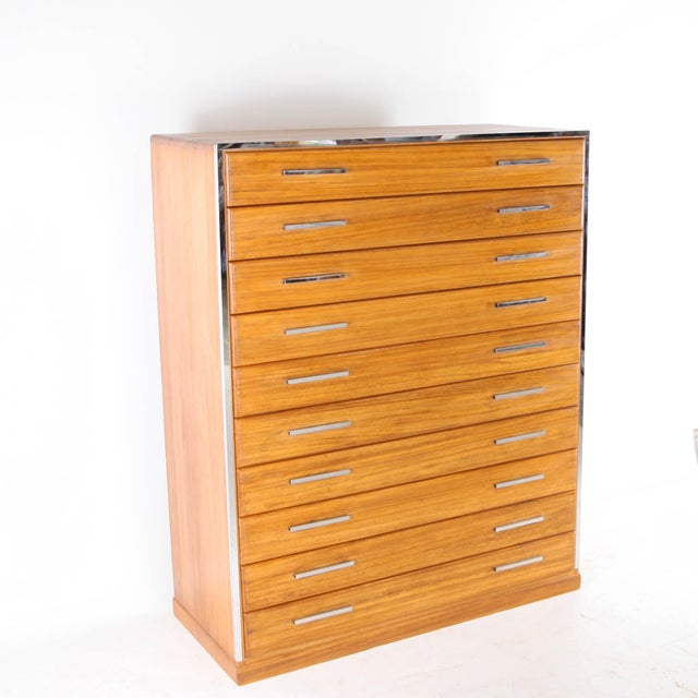 Japanese High Chest of Drawers, 1980s For Sale - Image 14 of 14