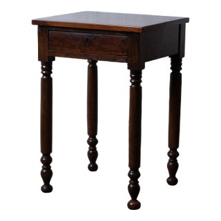 A Sheraton Mahogany One-Drawer Stand For Sale