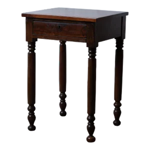 A Sheraton Mahogany One-Drawer Stand