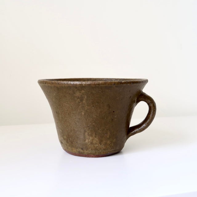 Mid-Century Modern Vintage Signed Rustic Studio Pottery Vessel for Use as a Planter, Cachepot, Catchall or Sculptural Accent For Sale - Image 3 of 17