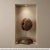 Dimensions: 10" W X 10" D X 18" H The Ranch Style Antique Wooden Pulley Mounted On Column Base is a distinctive and rustic...
