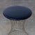 Mid-20th Century MCM Stool Manner of Warren Platner Chrome Wire Base and Black Vinyl Seat For Sale - Image 16 of 18