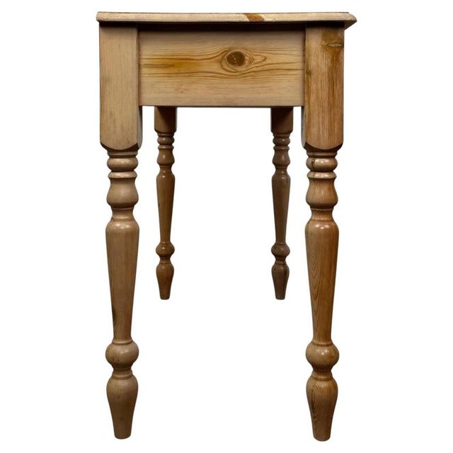 20th Century Vintage Pine Writing Desk For Sale - Image 6 of 12