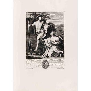 Gaspare Massi, Noli me Tangere, Early 18th Century, Etching For Sale