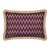 Palais Double Sided Outdoor Cushion Rosita Ice & Bordeaux X Michelle Ice, 20x12 Inch For Sale