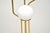 Vintage Italian Brass and Opaline Glass Floor Lamp from Goffredo Reggiani, 1970s For Sale - Image 6 of 8
