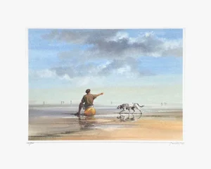 1994 Alain Gaudin by the Beach Lithograph