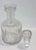 Mid-Century Modern Lead Crystal Decanter With Bourbon Liquor Tag For Sale - Image 3 of 10