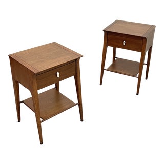 Pair of Mid Century Modern Nightstands by John Van Koert for Drexel For Sale