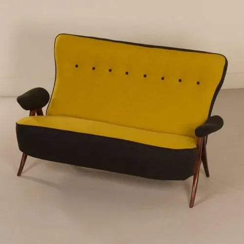Mid-Century Modern Model 105 Hairpin Sofa by Theo Ruth for Artifort, 1950s For Sale - Image 3 of 13