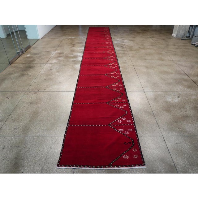 Galerie Shabab Collection Mid-20th Century Turkish Anatolian Long Runner For Sale - Image 4 of 10