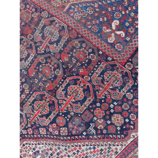 Antique Tribal Shiraz Rug, 1890s For Sale - Image 9 of 18