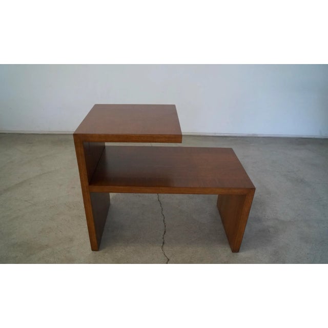 1960s 1960's Mid-Century Modern Walnut Side Table For Sale - Image 5 of 13