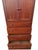 Wood 1990s Ethan Allen American Impressions High Chest Dresser Armoire Mission Arts Crafts For Sale - Image 7 of 16