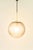 Brass with Smoked Glass Ball Pendant from Limburg, Germany, 1970s For Sale - Image 3 of 13