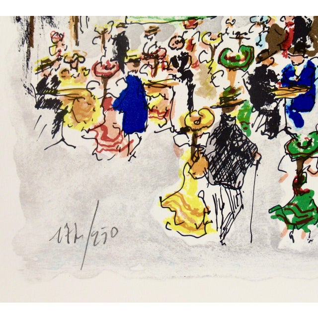 Printmaking Materials Urbain Huchet Paris, Saint Germain Des Pres C. 1980 Reproduction Print For Sale - Image 7 of 7