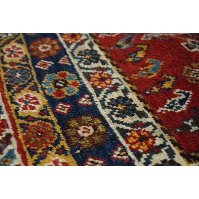 Antique Qashqai Rug 3'10'' x 7'1'' For Sale In New York - Image 6 of 8