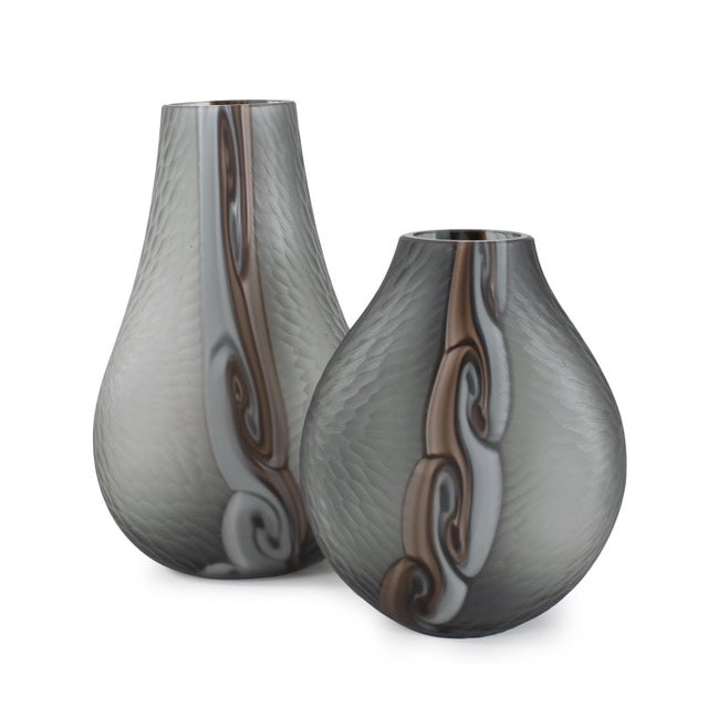 Smooth Vibe Glass Vase- Tall For Sale - Image 9 of 11