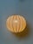 Mid-Century Modern Swedish White Fabric and Metal Balloon Pendant Light, 1960s For Sale - Image 4 of 14