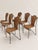 Mid-Century Wicker and Iron Dining Chairs attributed to Frederic Weinberg, 1950s, Set of 6 For Sale - Image 10 of 10