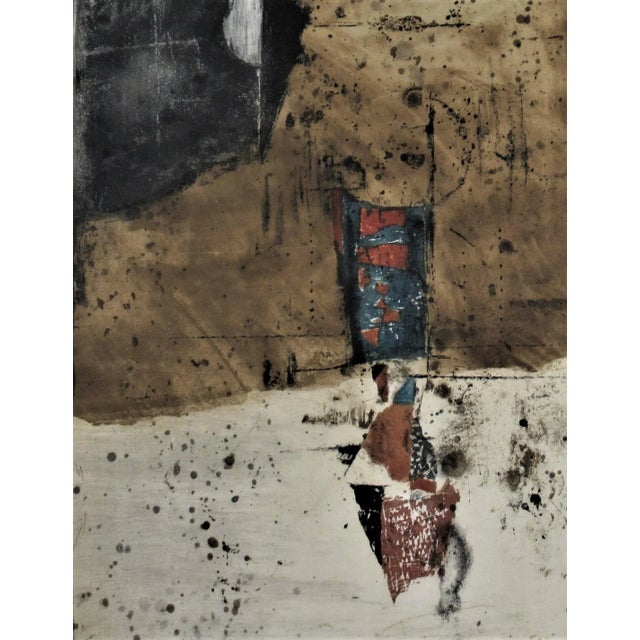 Abstract Johnny Friedlaender, Abstract Composition II, Circa 1970 For Sale - Image 3 of 7