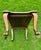 Late 19th Century Antique, Tiger Oak, Coffee Table With Cabriole Legs, Eagle’s Talon Feet, and Wooden Casters, 1870’s For Sale - Image 5 of 12