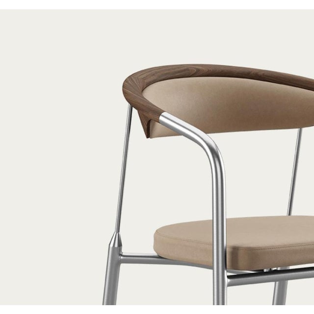 Chairman Chair in Walnut with Upholstery in Lime by Henrik Tengler for One Collection For Sale - Image 9 of 16