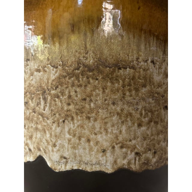 Brown Fat Lava Floor Vase from Scheurich Keramik, West Germany, 1970s For Sale - Image 8 of 18