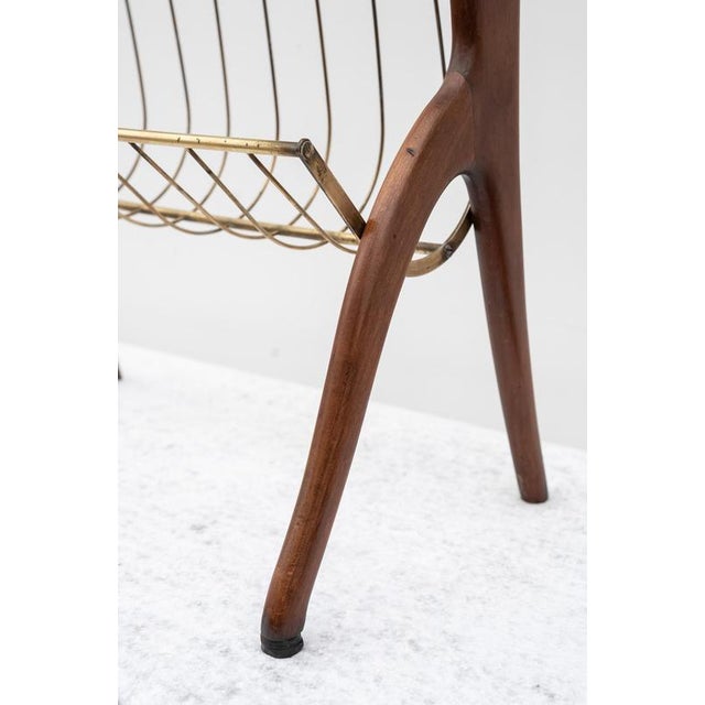 Mid-Century Magazine Rack, 1950s For Sale - Image 3 of 7