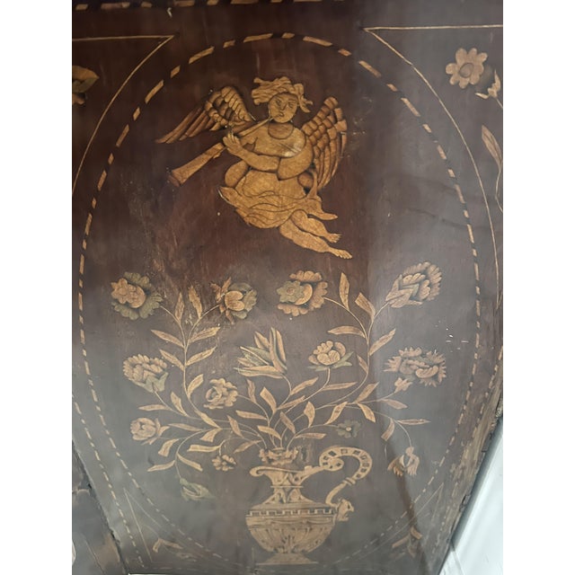 Dutch Inlaid Wood 2-Body Display Cabinet, 19th Century For Sale - Image 18 of 18