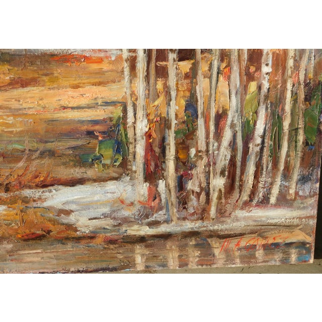 Vintage early oil on canvas by Marco Gomez 1910-1972, listed Arizona/California artist. Canvas size 24 x 30, signed lower...