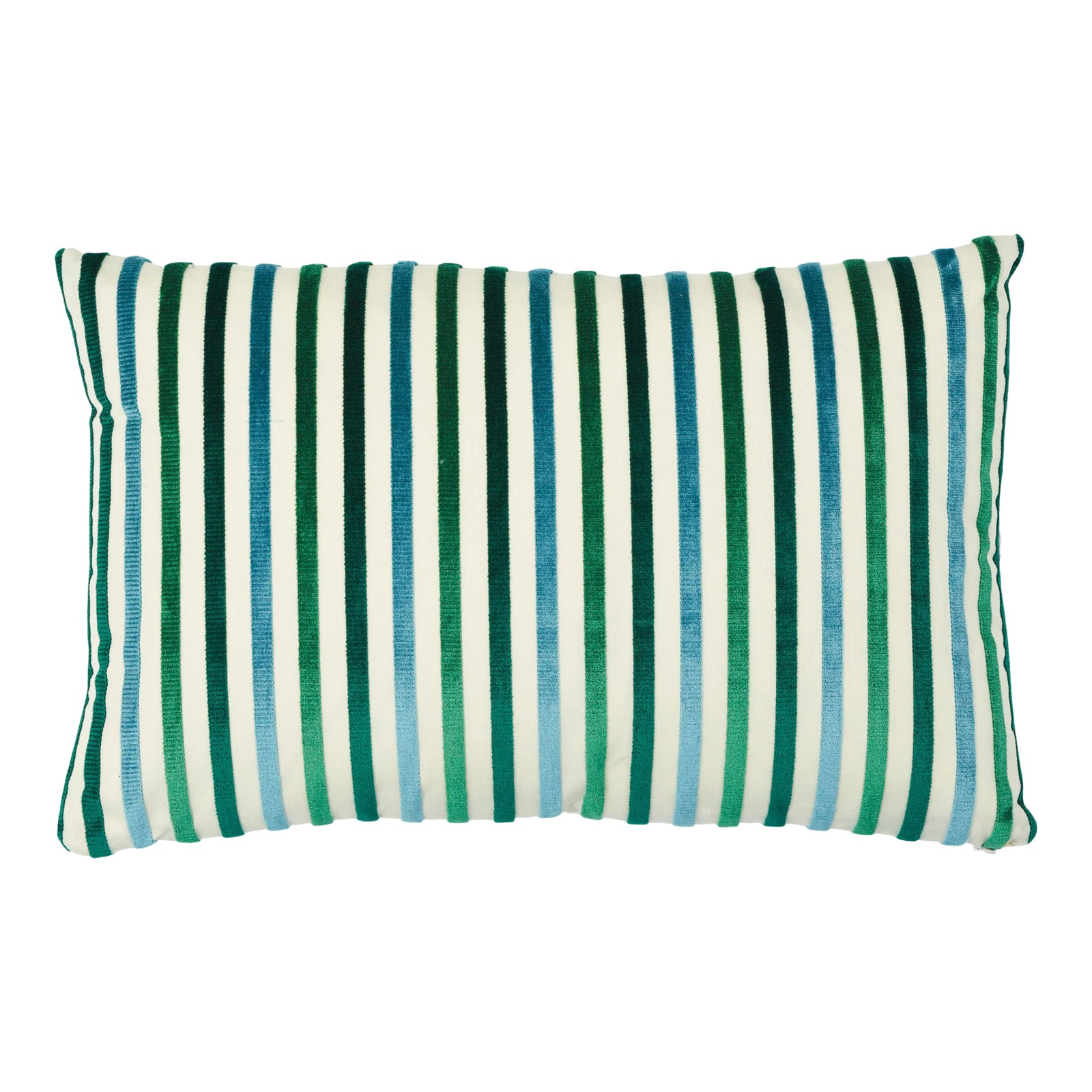 Schumacher Le Matelot Lumbar Pillow In Peacock Chairish