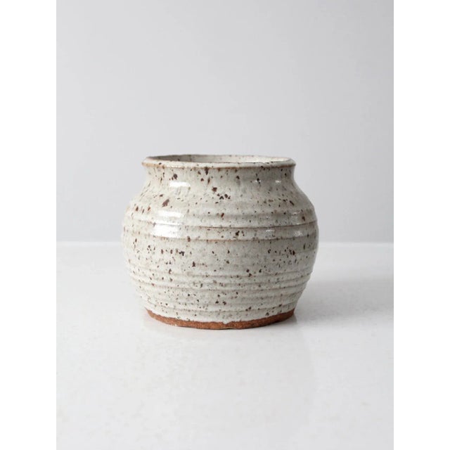 Vintage Studio Pottery Cachepot For Sale - Image 6 of 10