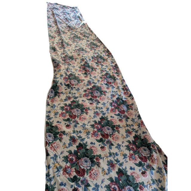Schumacher Schumacher Waverly Cabbage Rose Chintz Botanical Upholstery Fabric- 7 Yards For Sale - Image 4 of 9