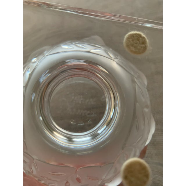 Art Nouveau Lalique Dampierre Crystal Vase For Sale - Image 3 of 3