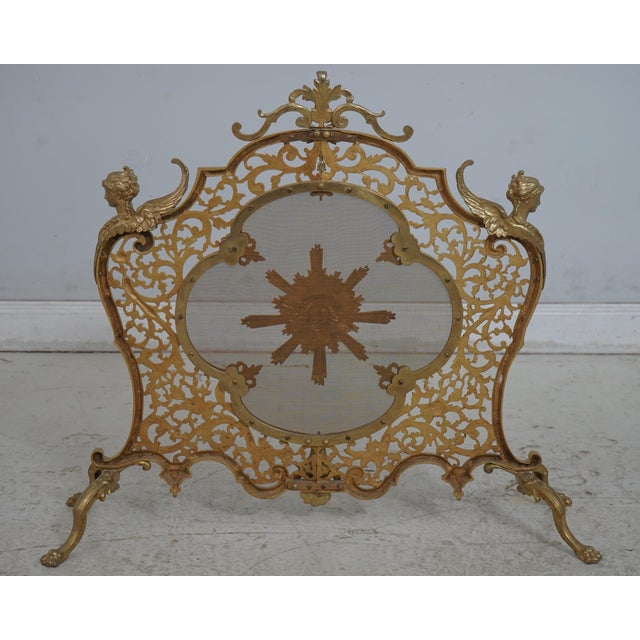 Age: Approx: 30 Years Old Details: Figural Woman Face High Quality Construction Federal Style Heavy Solid Bronze Or Brass...