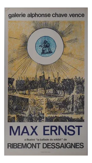 Max Ernst, The Battle of the Soldier, Lithograph