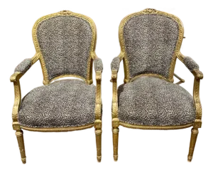 Pair of French Louis XVI Armchairs