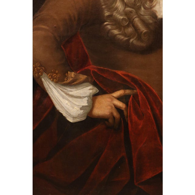 Jonathan Richardson, Portrait of Hans Sloane, 1740, Oil on Canvas, Framed For Sale - Image 8 of 16
